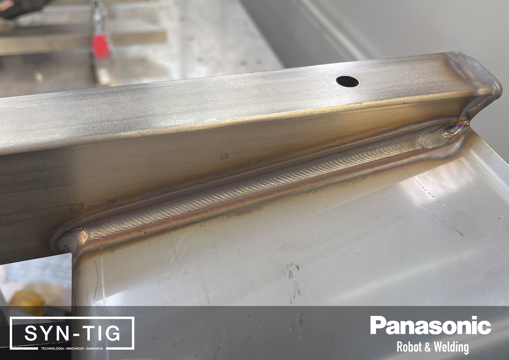 TIG welding with a Panasonic TM-1800WG3 (TAWERS) welding robot